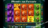 слот автомат игра Plenty on twenty Gaminator