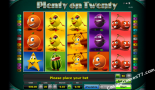 слот автомат игра Plenty on twenty Greentube